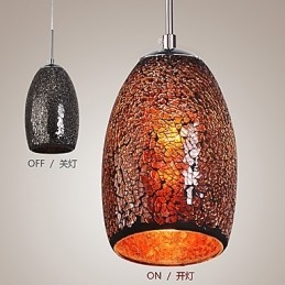 Traditionele klassieke vintage schilderij metalen hanglamp