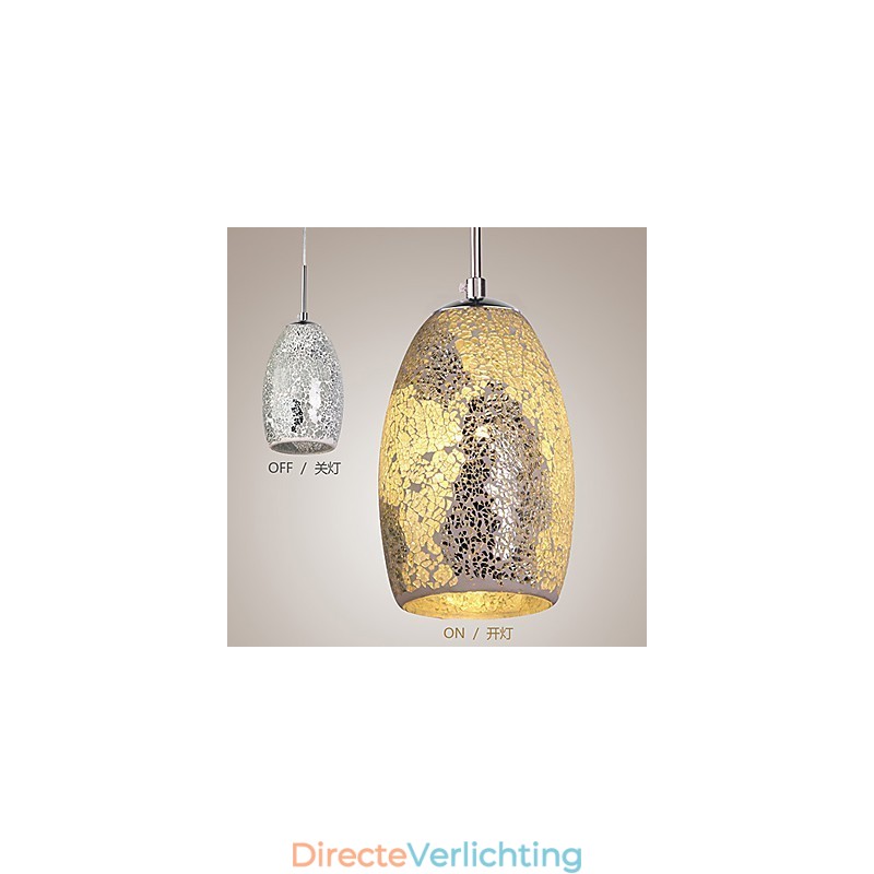 Traditionele klassieke vintage schilderij metalen hanglamp