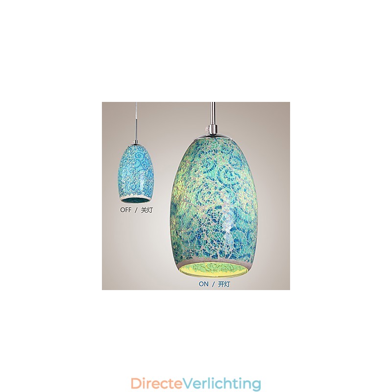 Traditionele klassieke vintage schilderij metalen hanglamp