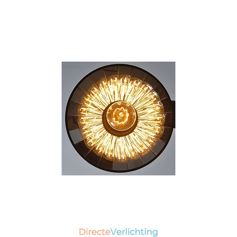Hanglampen Vintage 3 lampen ST64 lampen inbegrepen Up en Down systeem