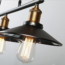 Hanglampen Vintage 3 lampen ST64 lampen inbegrepen Up en Down systeem
