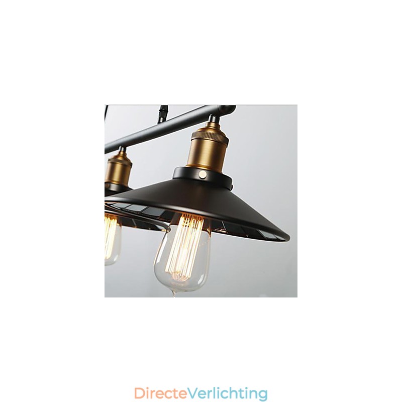 Hanglampen Vintage 3 lampen ST64 lampen inbegrepen Up en Down systeem