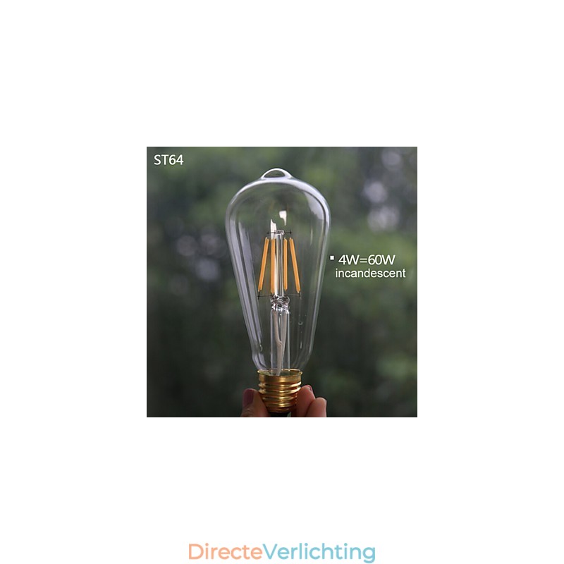 Hanglampen Vintage 3 lampen ST64 lampen inbegrepen Up en Down systeem