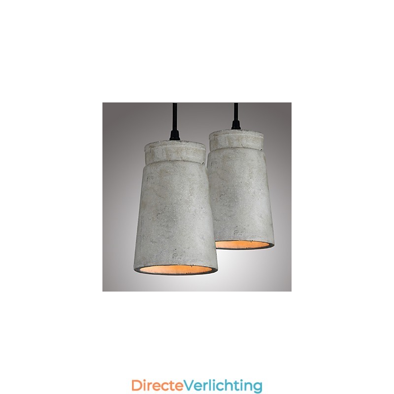 De Scandinavische minimalistische retro hanglamp van cement en vintage lampverlichtingsarmatuur