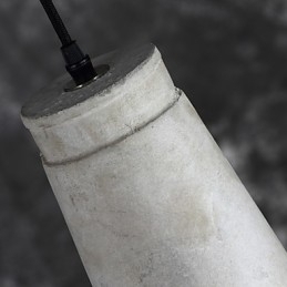 De Scandinavische minimalistische retro hanglamp van cement en vintage lampverlichtingsarmatuur