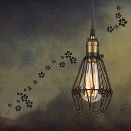 Hanglampen Vintage Amerikaanse landelijke stijl die oude gebruiken herstelt smeedijzeren kleine kooivormige hanglamp