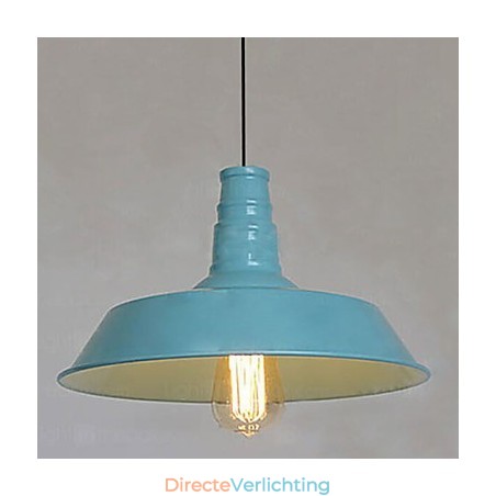 Vintage schilderij metalen hanglamp garage Vintage schilderij metalen hanglamp garage