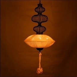 Nordic Retro Industriële Hennep Creatieve Vogelkooi Lampen