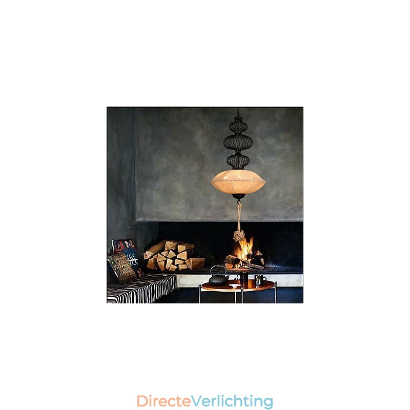 Nordic Retro Industriële Hennep Creatieve Vogelkooi Lampen