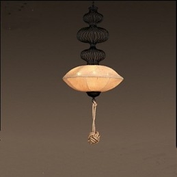 Nordic Retro Industriële Hennep Creatieve Vogelkooi Lampen