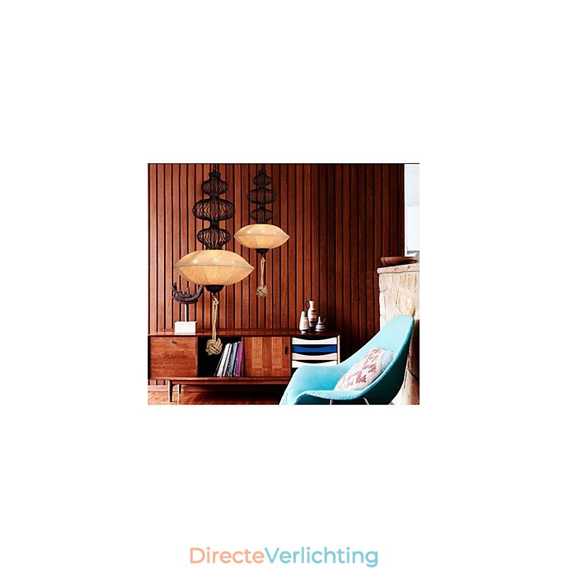 Nordic Retro Industriële Hennep Creatieve Vogelkooi Lampen