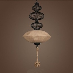 Nordic Retro Industriële Hennep Creatieve Vogelkooi Lampen