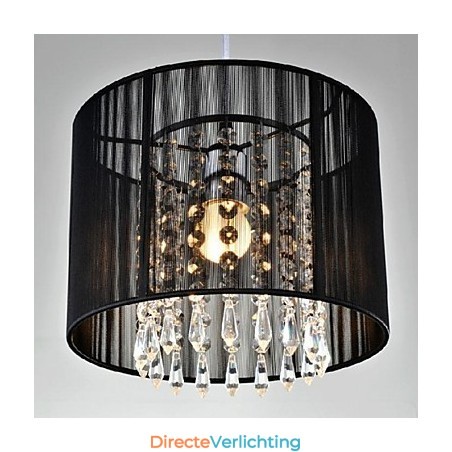 Moderne, eigentijdse hanglamp van kristalchroommetaal Moderne, eigentijdse hanglamp van kristalchroommetaal