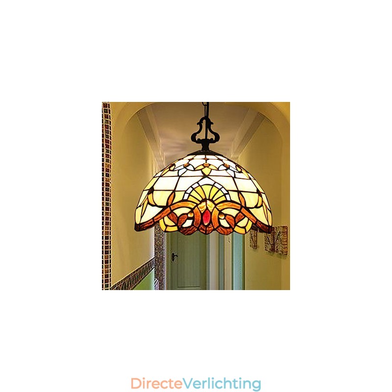1 Meter Europese Pastorale Lamp Creatieve Kunst Glas Kleine Hanglamp