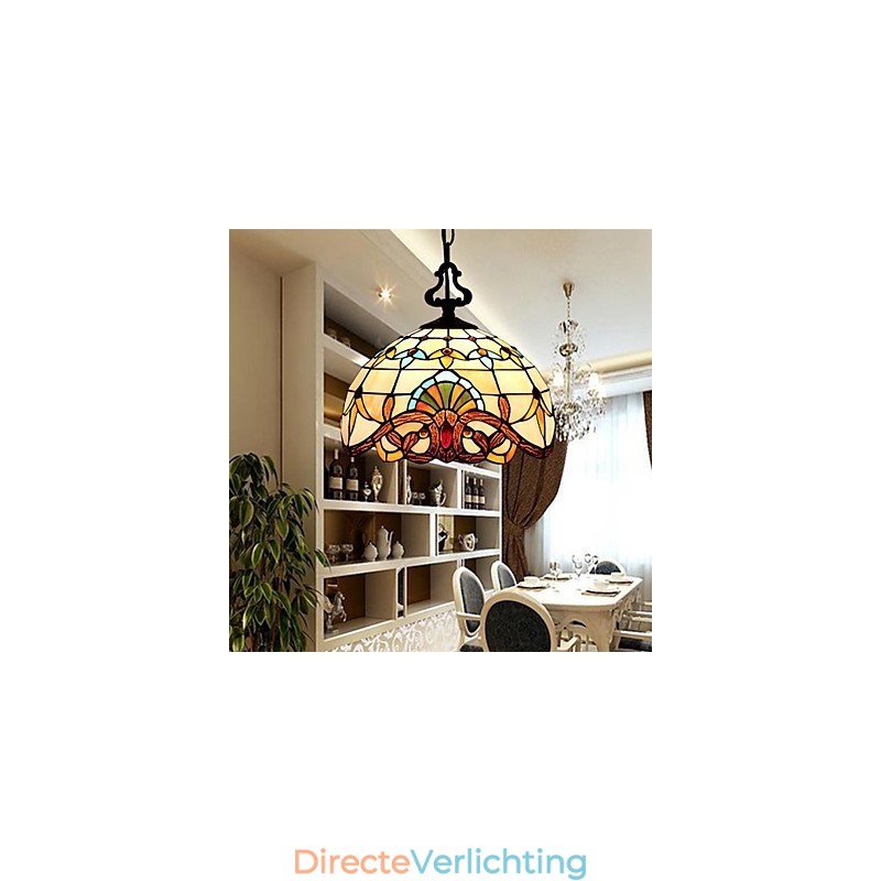 1 Meter Europese Pastorale Lamp Creatieve Kunst Glas Kleine Hanglamp