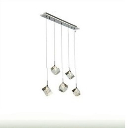Mode Kristallen Lamp Vijf Hoofd Kristallen Hanglamp