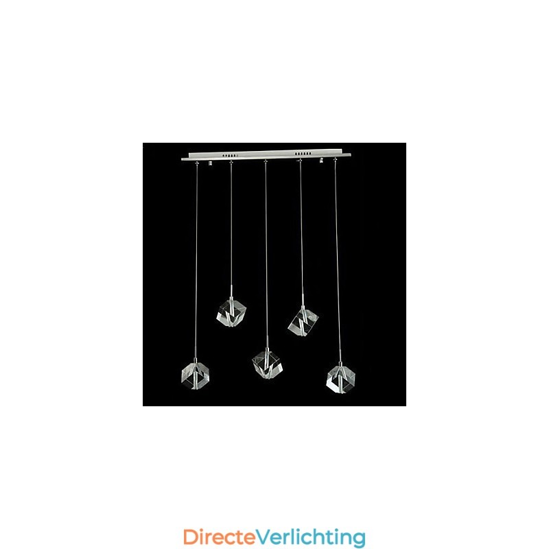 Mode Kristallen Lamp Vijf Hoofd Kristallen Hanglamp