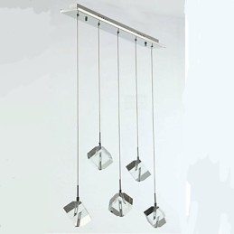 Mode Kristallen Lamp Vijf Hoofd Kristallen Hanglamp