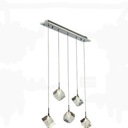 Mode Kristallen Lamp Vijf Hoofd Kristallen Hanglamp