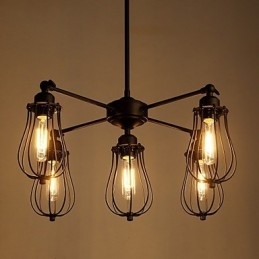 Hanglampen Traditioneel Klassiek Rustiek Lodge Retro Metaal 5 Lampen