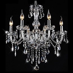 Traditionele klassieke vintage kristal gegalvaniseerde kristallen kroonluchter