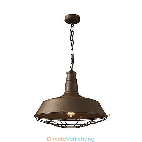 Retro Hanglamp 1 Licht Oude Metalen Materila Kap Winkel