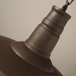Retro Hanglamp 1 Licht Oude Metalen Materila Kap Winkel