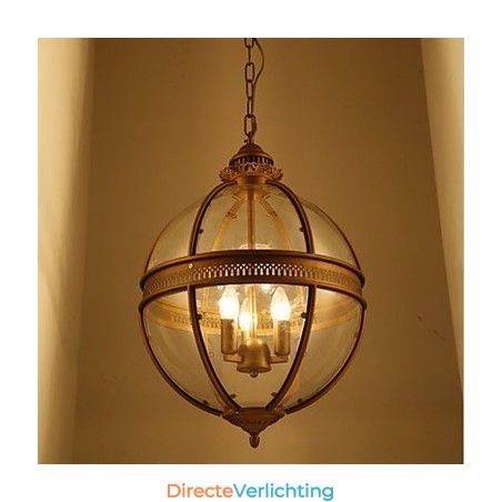IJzeren bronzen kroonluchterlamp glas IJzeren bronzen kroonluchterlamp glas