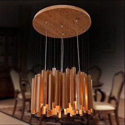 Hotel Engineering Wood Art Line kroonluchter