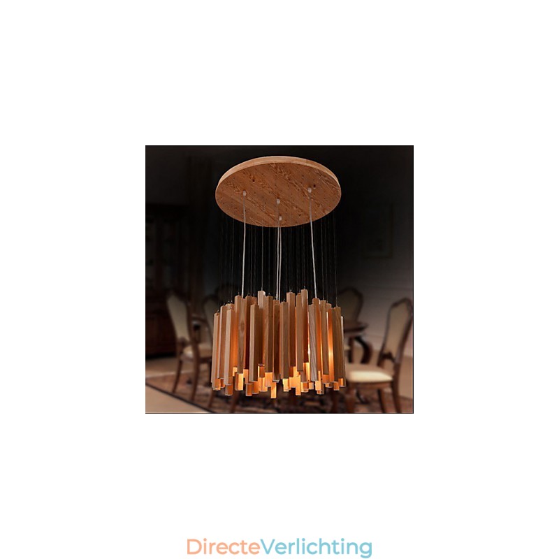 Hotel Engineering Wood Art Line kroonluchter