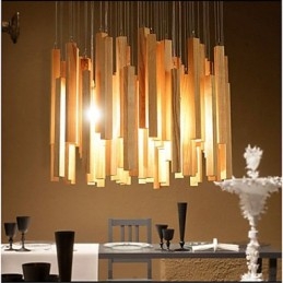 Hotel Engineering Wood Art Line kroonluchter