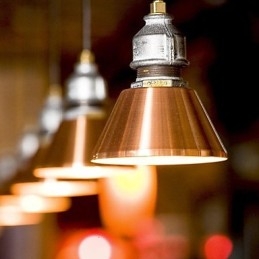 Vintage landelijke metalen hanglamp