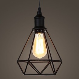 Amerikaanse kleine stalen vogelkooi hanglamp vintage retro doe-het-zelf hanglamp industriële verlichtingsarmatuur voor woningdecoratie