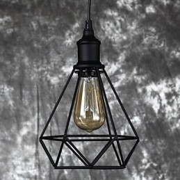 Amerikaanse kleine stalen vogelkooi hanglamp vintage retro doe-het-zelf hanglamp industriële verlichtingsarmatuur voor woningdecoratie