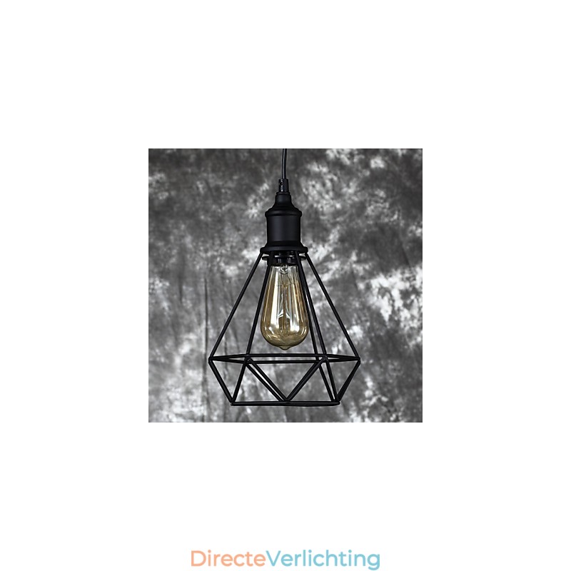 Amerikaanse kleine stalen vogelkooi hanglamp vintage retro doe-het-zelf hanglamp industriële verlichtingsarmatuur voor woningdecoratie