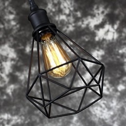 Amerikaanse kleine stalen vogelkooi hanglamp vintage retro doe-het-zelf hanglamp industriële verlichtingsarmatuur voor woningdecoratie