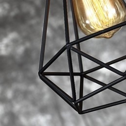 Amerikaanse kleine stalen vogelkooi hanglamp vintage retro doe-het-zelf hanglamp industriële verlichtingsarmatuur voor woningdecoratie