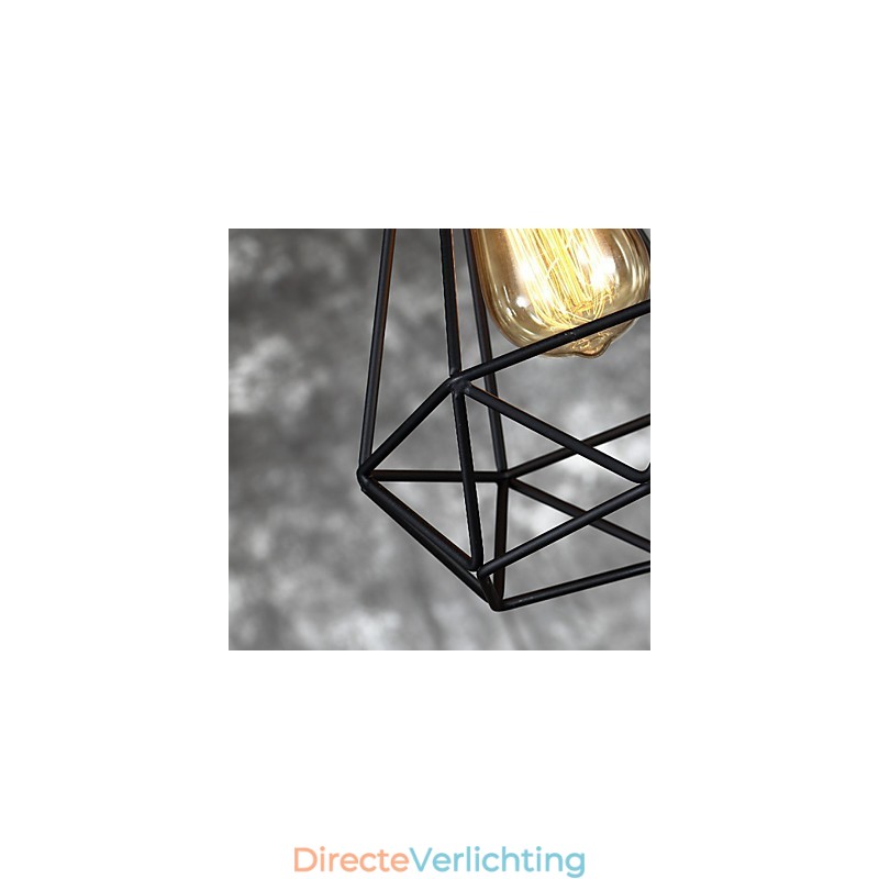 Amerikaanse kleine stalen vogelkooi hanglamp vintage retro doe-het-zelf hanglamp industriële verlichtingsarmatuur voor woningdecoratie