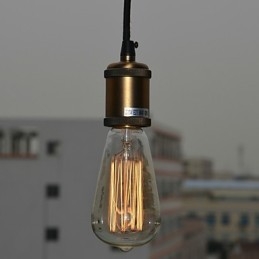 Traditionele klassieke vintage mini-stijl gegalvaniseerde hanglamp
