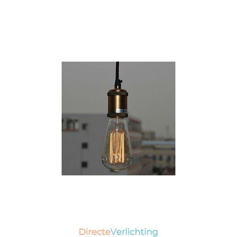 Traditionele klassieke vintage mini-stijl gegalvaniseerde hanglamp