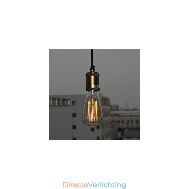 Traditionele klassieke vintage mini-stijl gegalvaniseerde hanglamp
