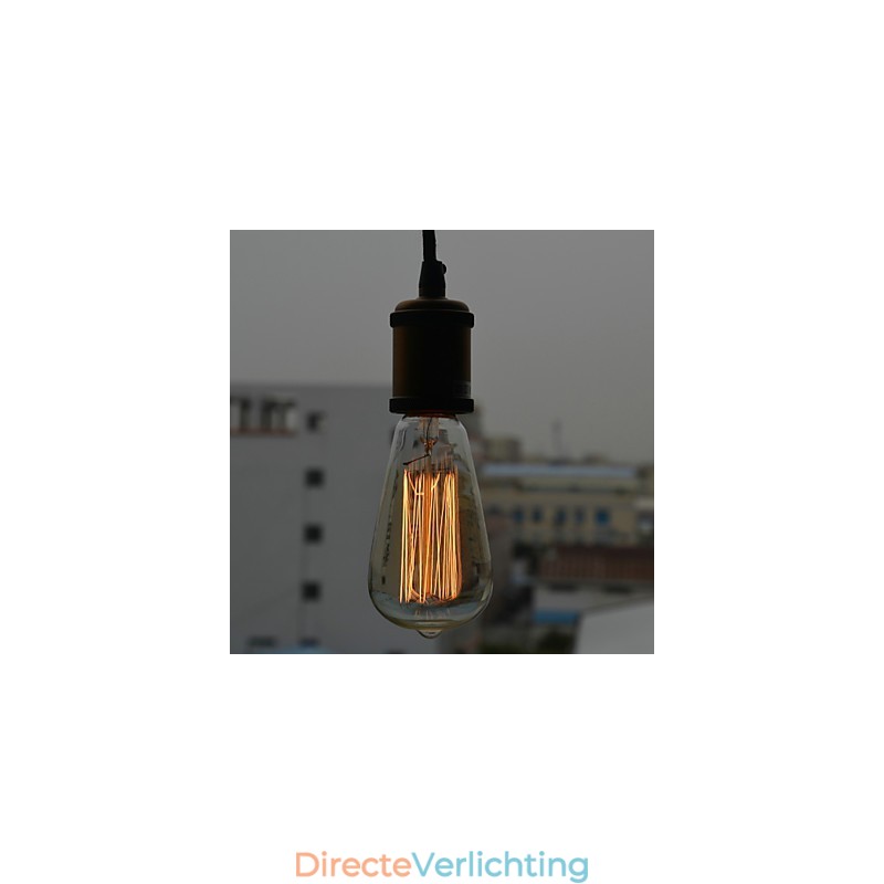 Traditionele klassieke vintage mini-stijl gegalvaniseerde hanglamp