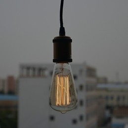 Traditionele klassieke vintage mini-stijl gegalvaniseerde hanglamp