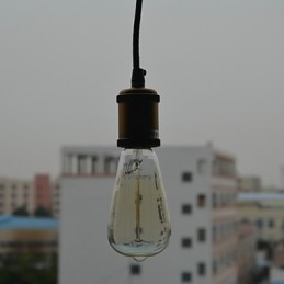 Traditionele klassieke vintage mini-stijl gegalvaniseerde hanglamp