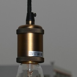 Traditionele klassieke vintage mini-stijl gegalvaniseerde hanglamp