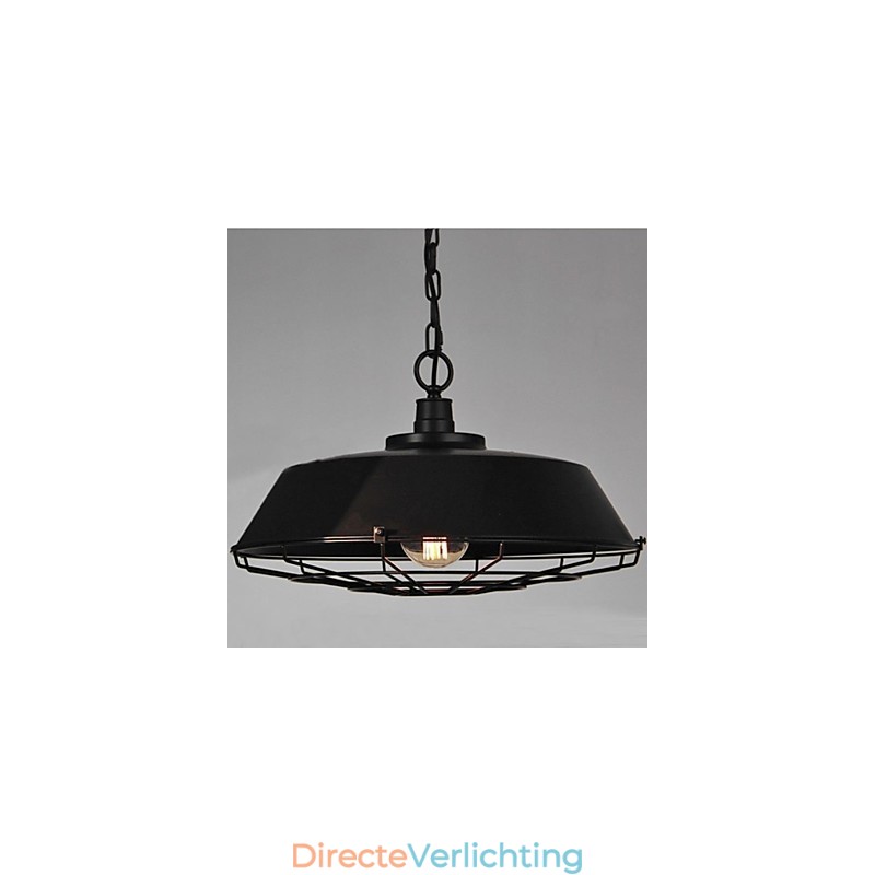 1-lichts vintage metalen hanglamp