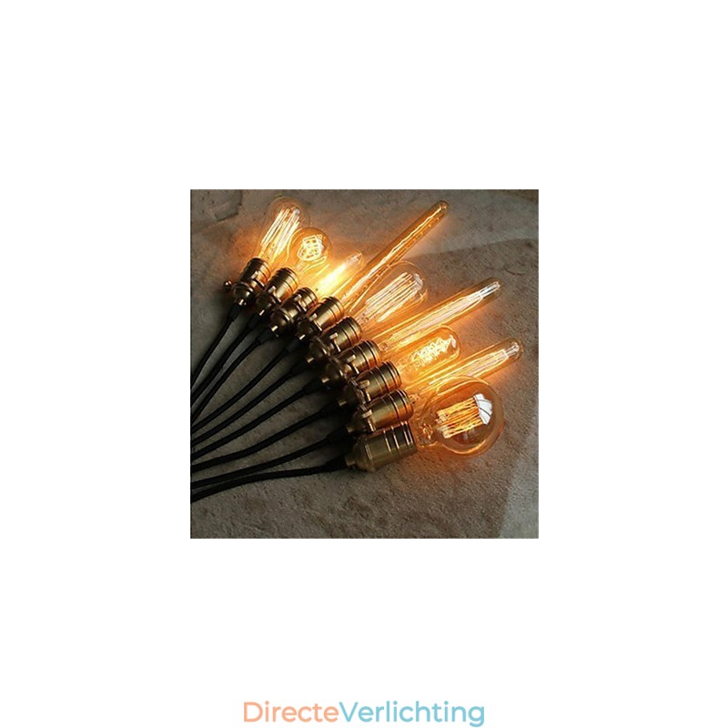 Amerikaanse Retro Minimalistische Enkele Koperen Kroonluchterlamp