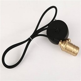 Amerikaanse Retro Minimalistische Enkele Koperen Kroonluchterlamp