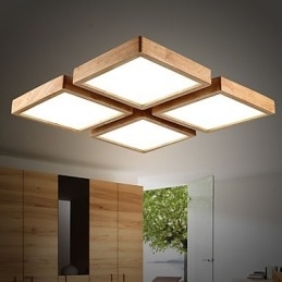 Moderne eigentijdse landelijke mini-stijl andere houten bamboe hanglamp