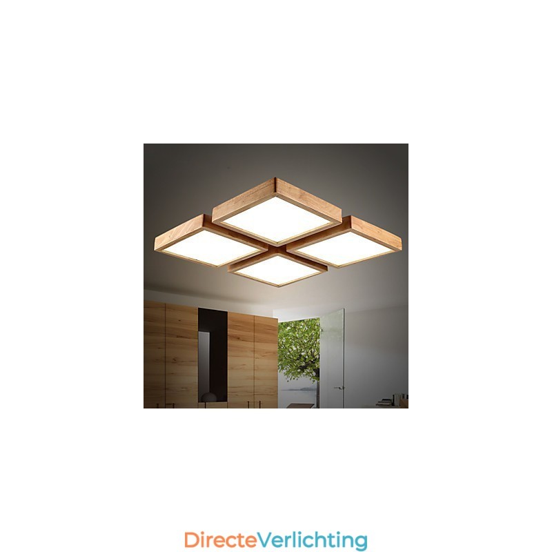 Moderne eigentijdse landelijke mini-stijl andere houten bamboe hanglamp